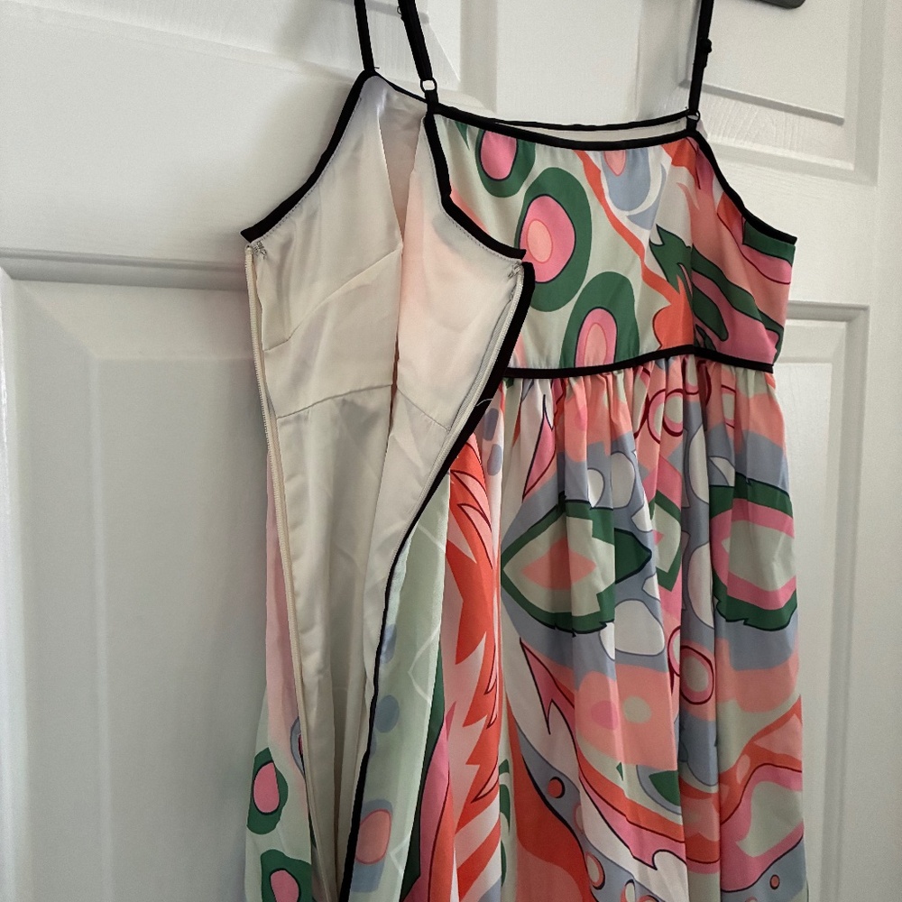 Vibrant Emilio Pucci inspired print midi dress from  English Factory M - Picture 8 of 13